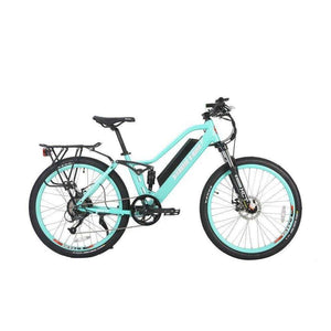 X-Treme Sedona 500W 48V/10.4Ah Electric Step-Through Mountain Bicycle-Cruiser-X-Treme-Mint Green-Right Side View