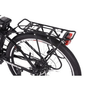 X-Treme Trail Maker Elite Max 36V Electric Mountain Bike-Mountain-X-Treme-Top Oblique View of Rear Wheel w/ Rack